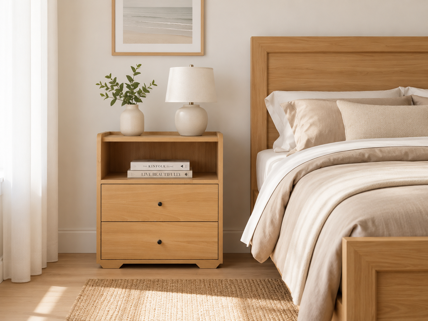 Side Table basic 2 Drawer