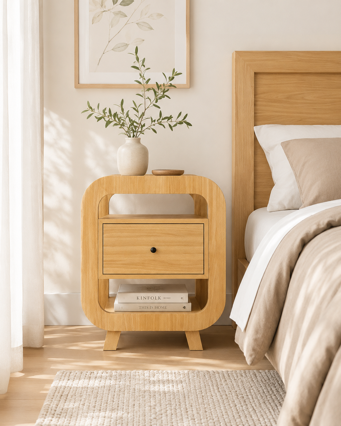 Side Table Frame 1 Drawer