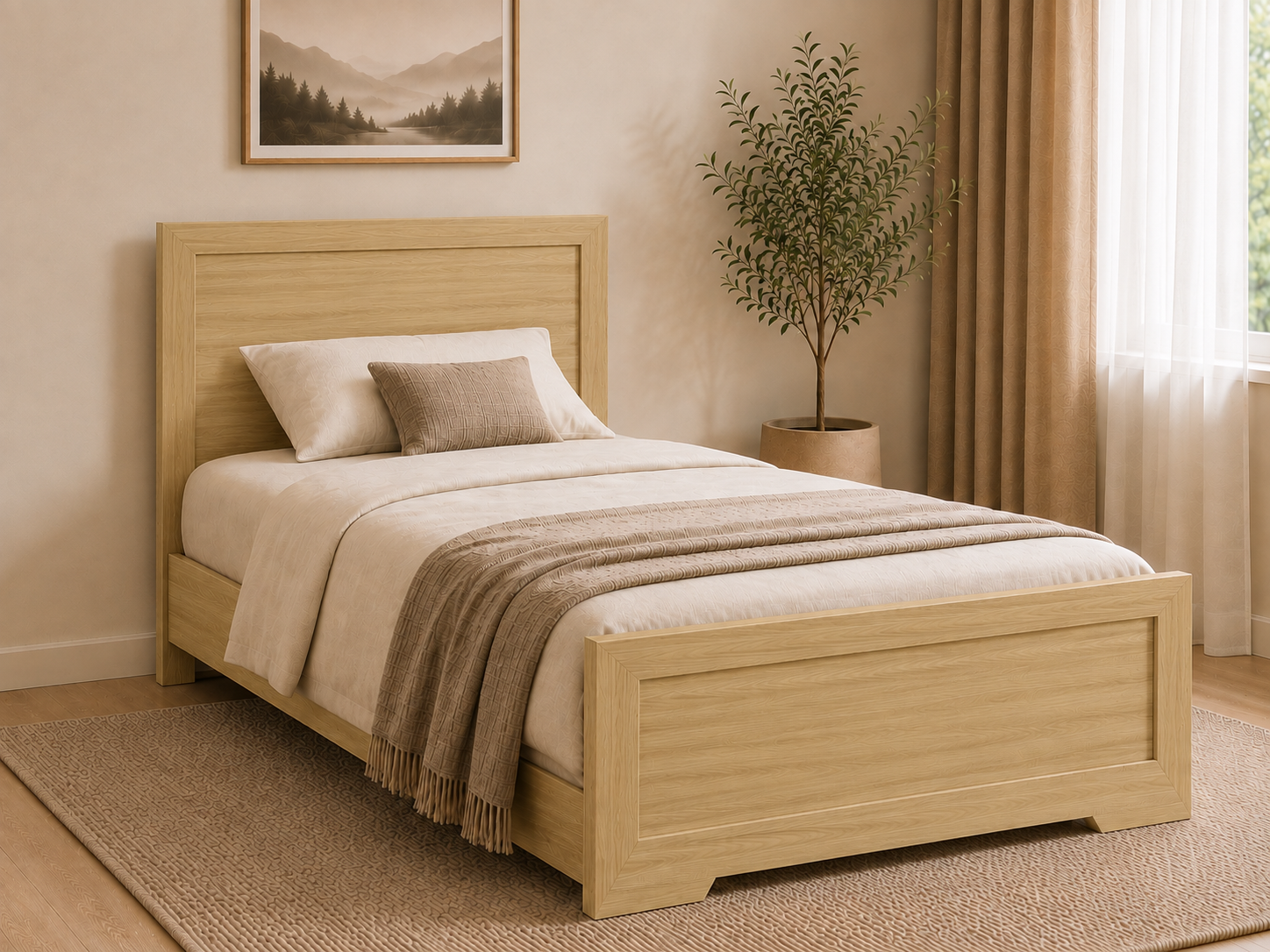 Single Rise bed