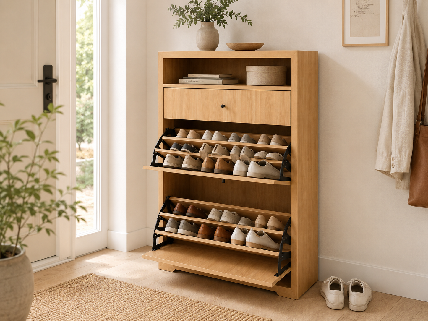 Shoe Rack Plus 3ft 18 Pair