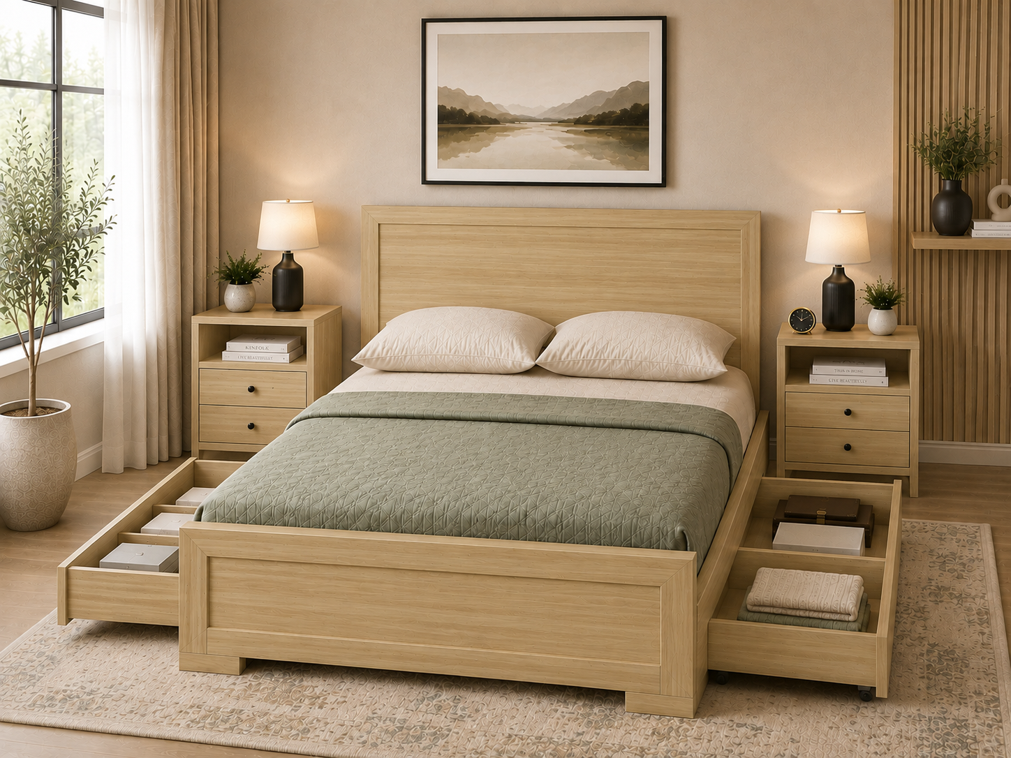 Double Rise Store Bed