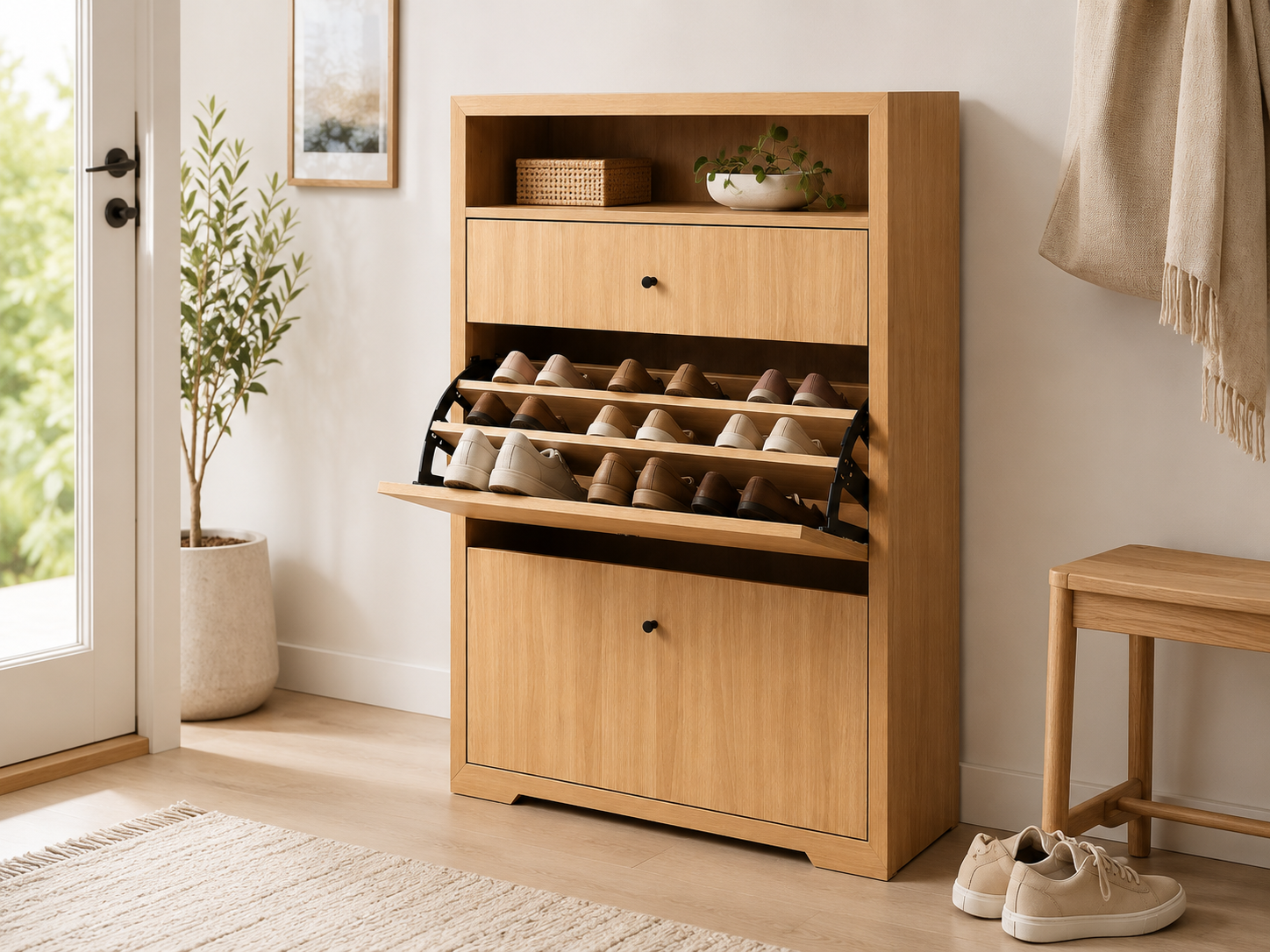 Shoe Rack Plus 3ft 18 Pair